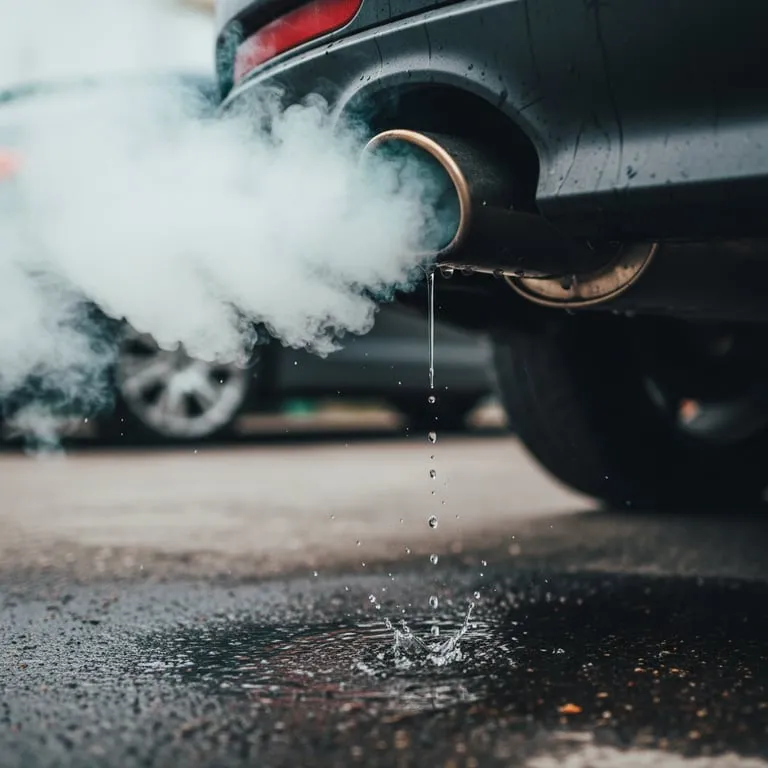 자동차 머플러 물 떨어짐 및 흰 연기 원인 알아보기, 배기 가스 냄새 색깔로 보는 엔진 이상 증상 진단