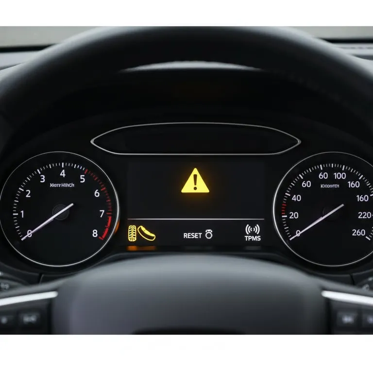 자동차 계기판 경고등 삼각형 느낌표 의미 해석하기, 타이어 공기압 경고등 리셋 방법과 TPMS 센서