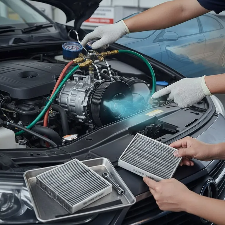 자동차 에어컨 안 시원할 때 가스 충전 비용 정보, 히터 냄새 제거 방법과 필터 교체 주기 정비
