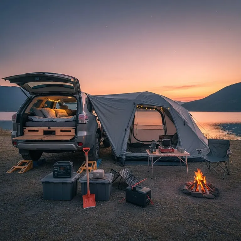 차박 캠핑 용품 리스트 및 평탄화 작업 방법 가이드, 차박하기 좋은 장소 추천과 도킹 텐트 설치 법