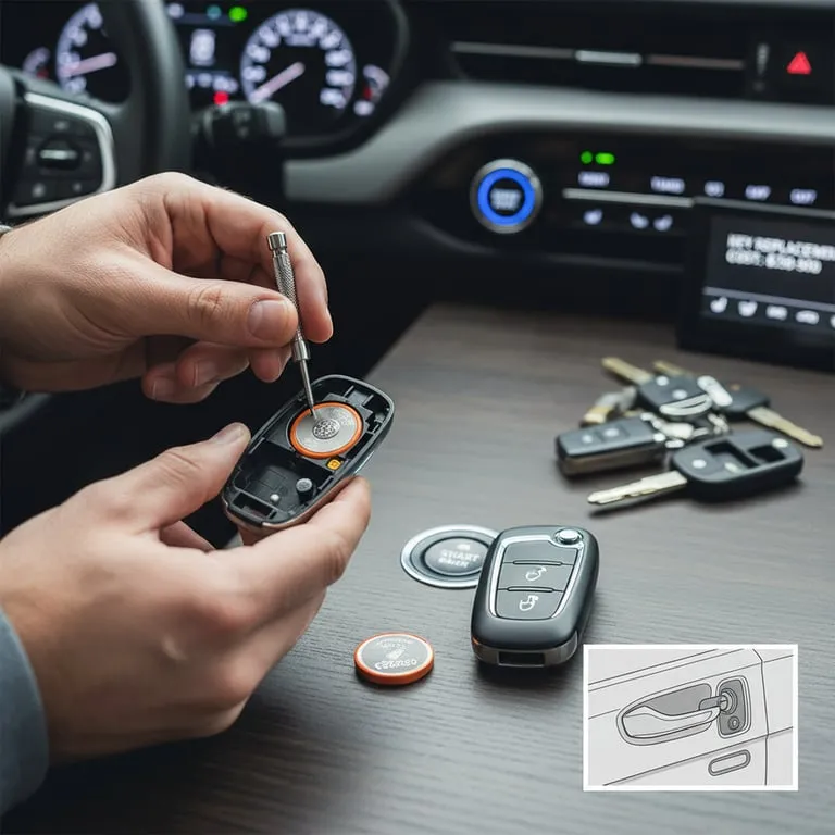 자동차 스마트키 배터리 교체 방법 및 인식 안될 때, 시동 거는 법과 키 분실 시 제작 비용 정보