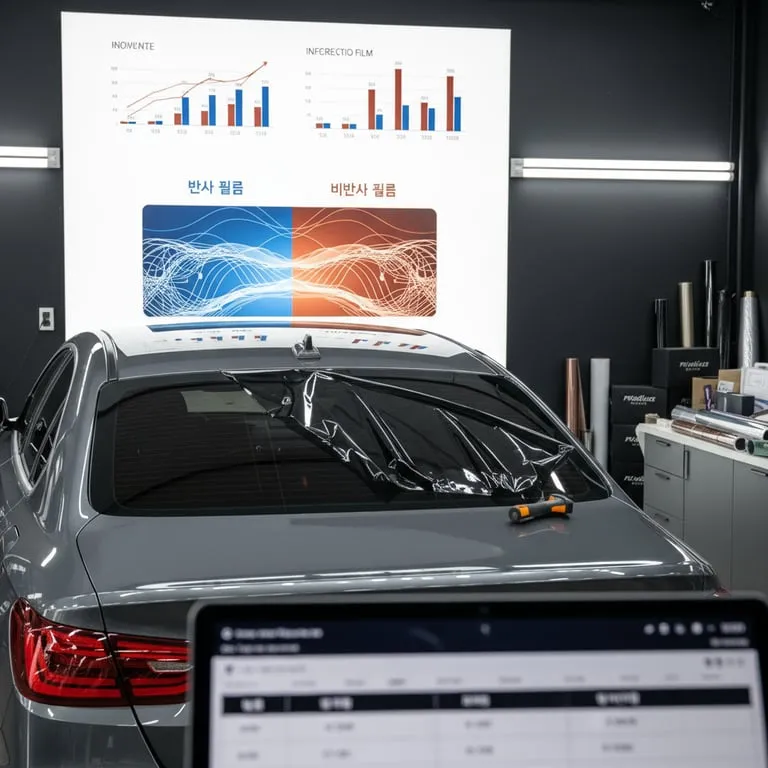 자동차 썬팅 농도 추천 및 브랜드 순위 가격표 비교, 반사 비반사 필름 차이와 열차단 썬팅지 제거
