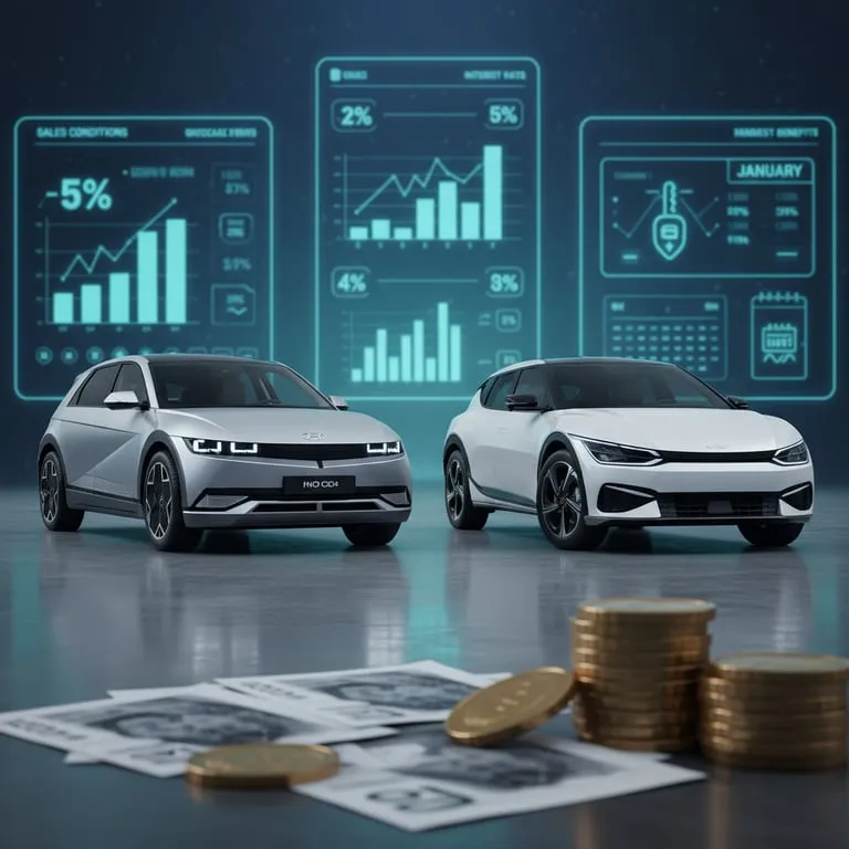 현대차 기아차 1월 판매 조건 및 재고차 할인 프로모션, 신차 할부 금리 비교와 오토캐시백 혜택