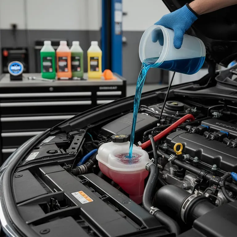 자동차 냉각수 보충 방법 및 교환 주기 비용 알아보기, 부동액 색깔 종류 차이와 오버히트 시 대처법